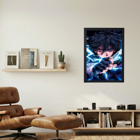 Sasuke Oil Painting' Poster - Mockup 1