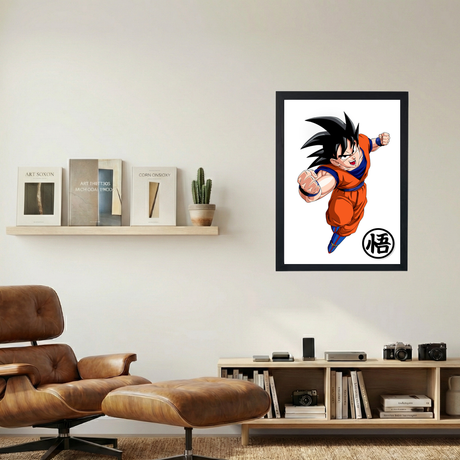 Dragon Ball Z 'Goku Action Shot' Poster - Mockup 1