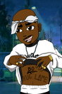 The Boondocks 'Tupac' Poster