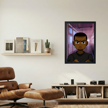 The Boondocks 'Kanye West' Poster - Mockup 1