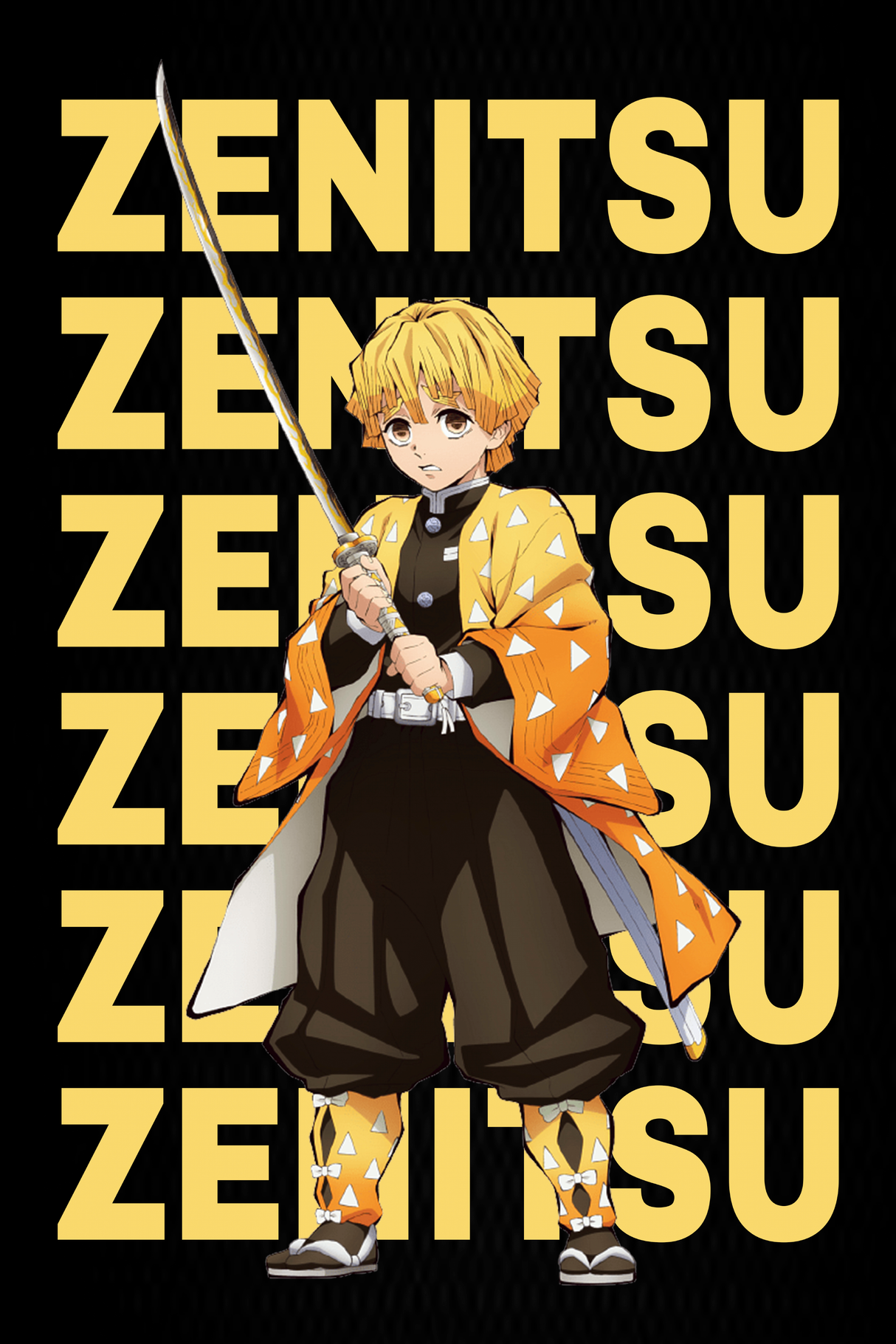 Zenitsu' Poster - Mockup 1