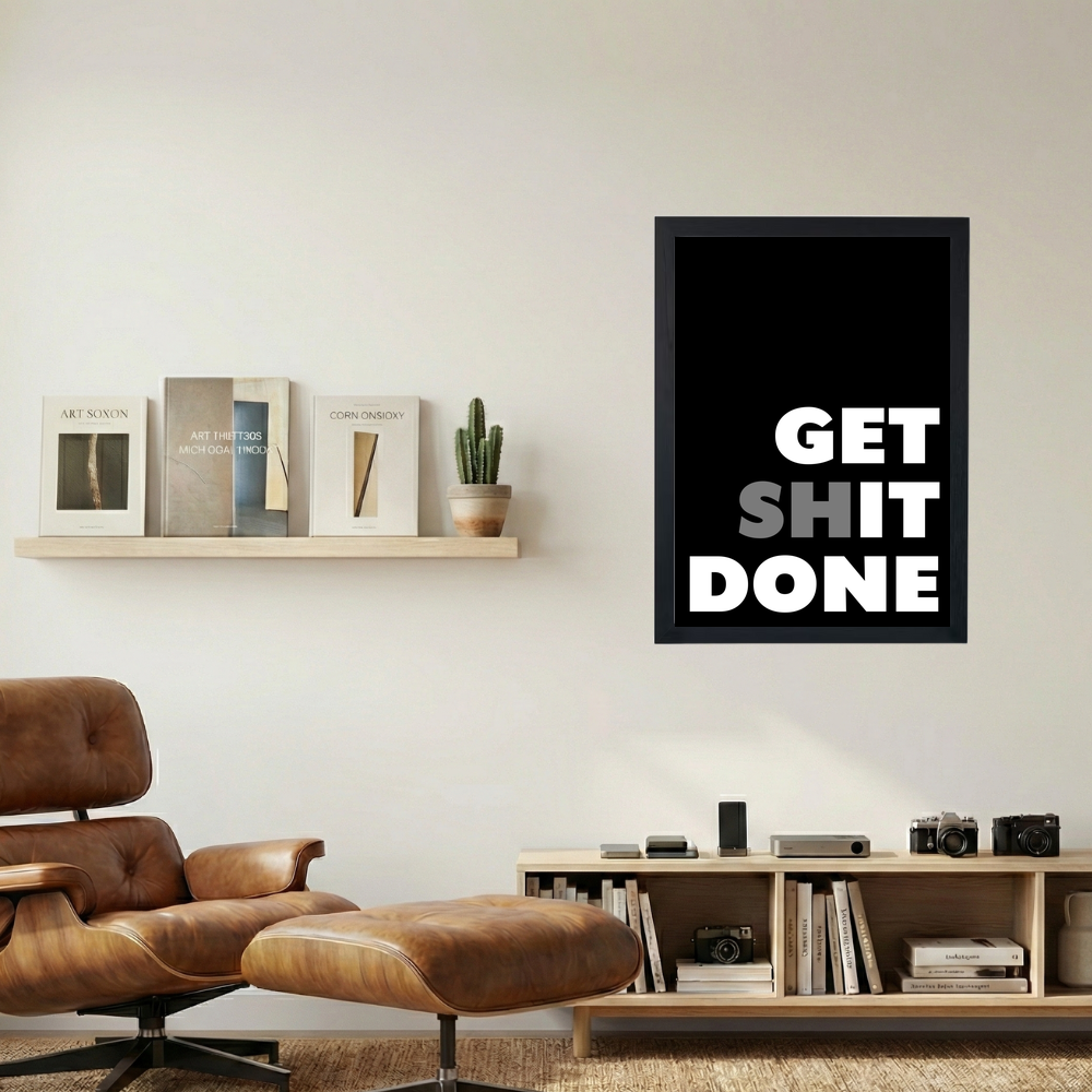 Get Sh*t Done' Poster - Mockup 1