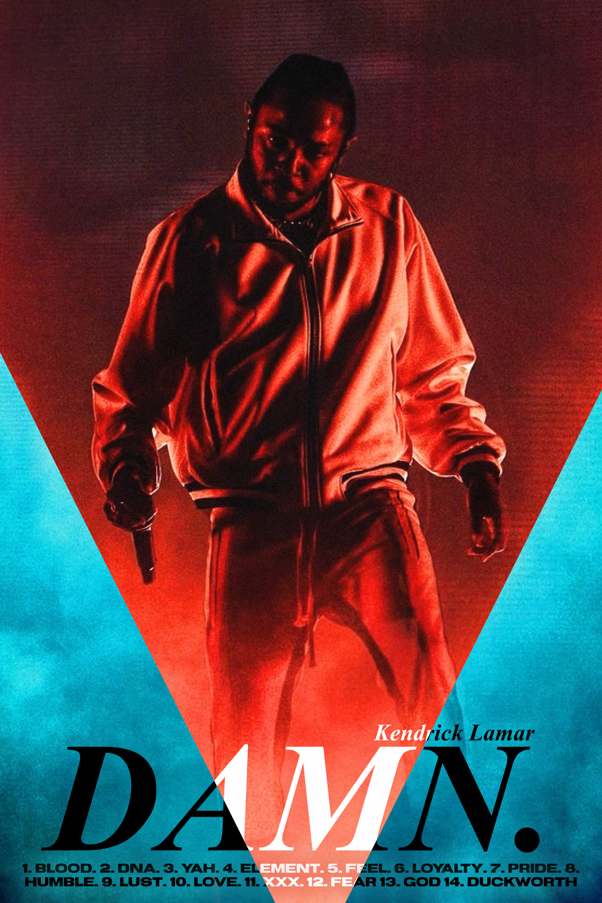 Kendrick Lamar 'Damn The Album' Poster