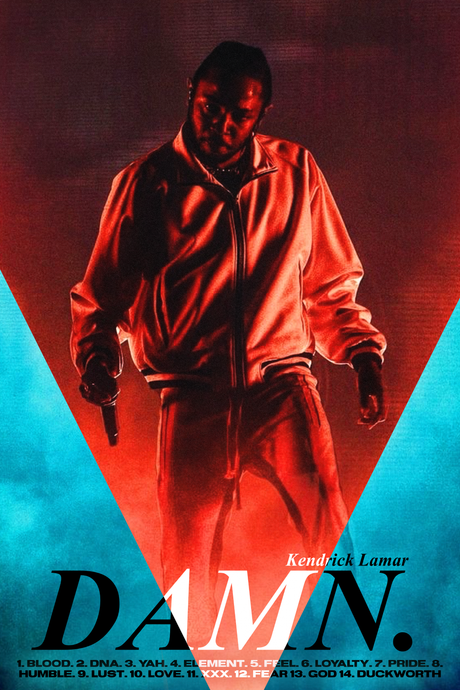 Kendrick Lamar 'Damn The Album' Poster