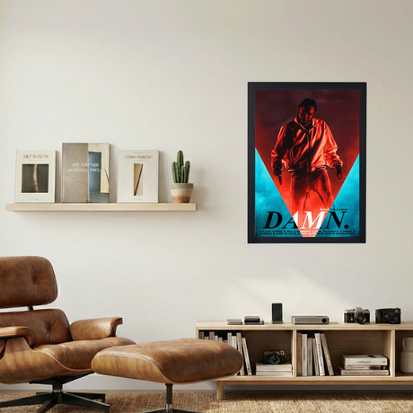 Kendrick Lamar 'Damn The Album' Poster - Mockup 1