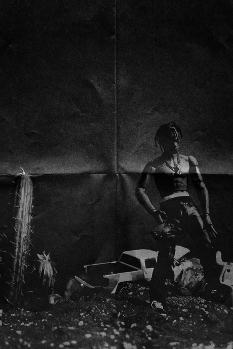 Travis Scott 'Black and White Rodeo' Poster