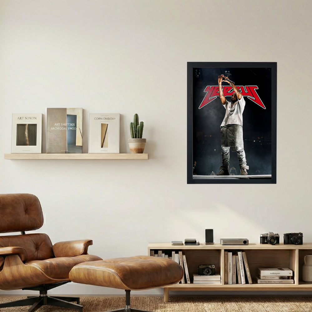 Kanye West 'Yeezus Concert' Poster - Mockup 1