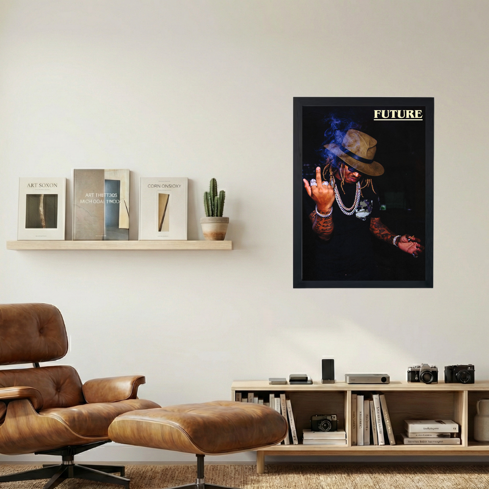 Future 'Middle Finger' Poster - Mockup 1