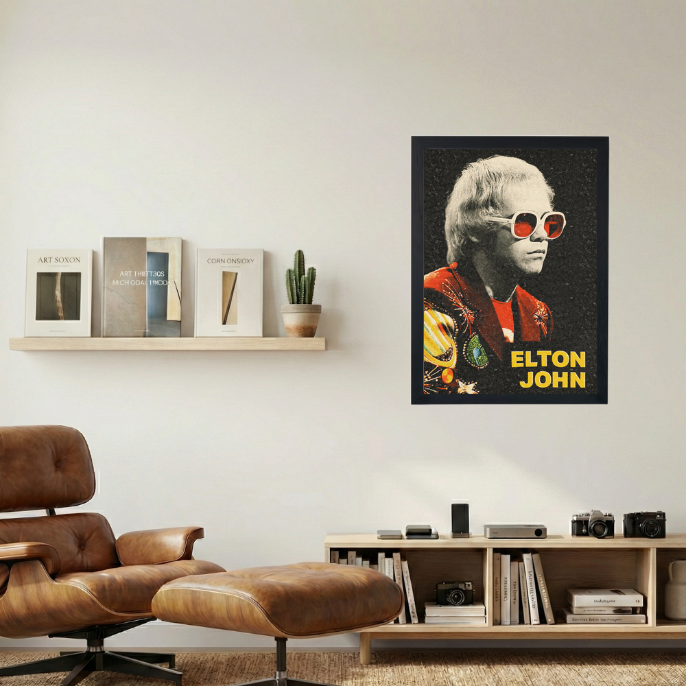 Elton John 'Seeing Red' Poster - Mockup 1