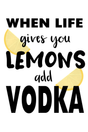 Add Vodka' Poster