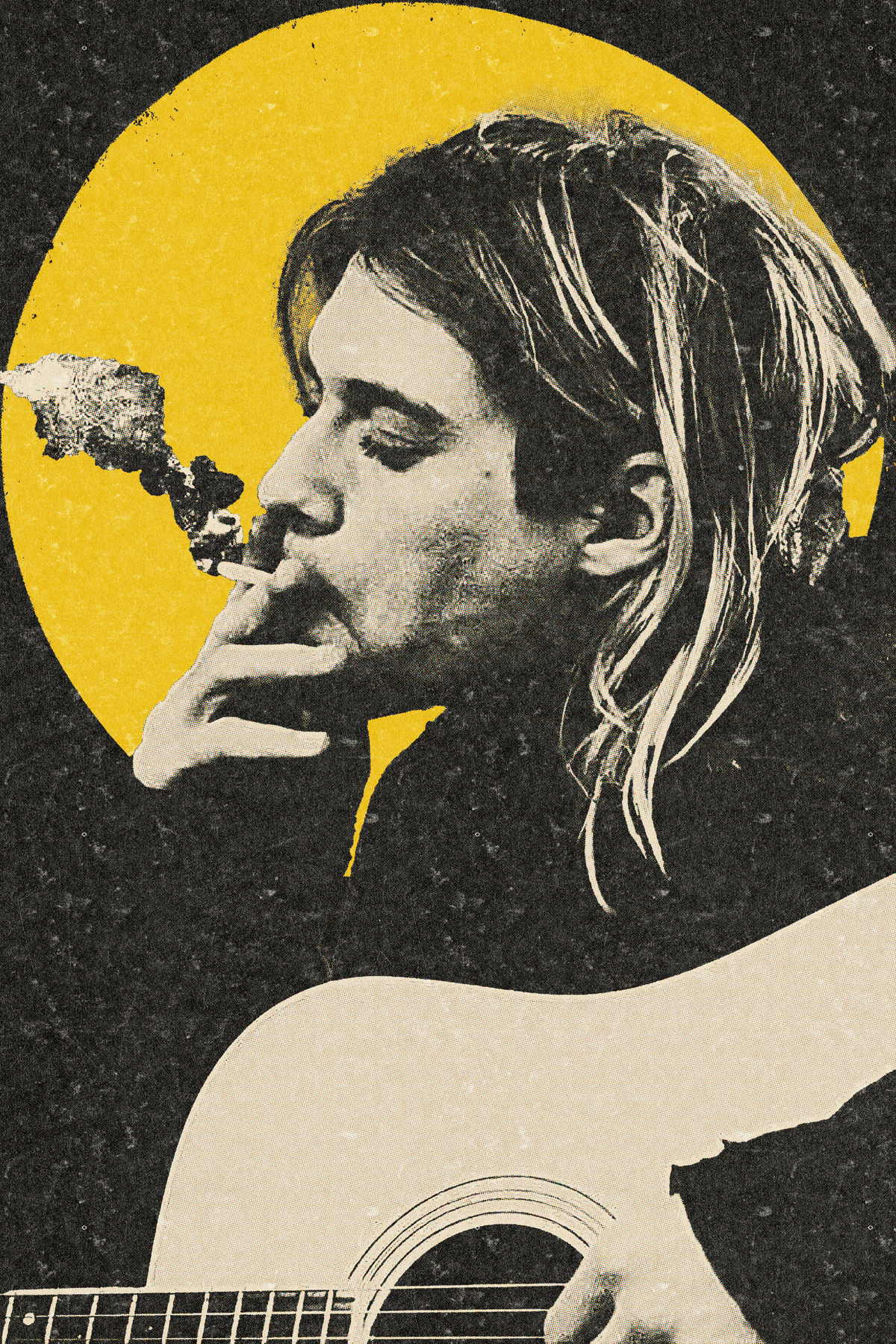 Kurt Cobain 'Smoke' Poster