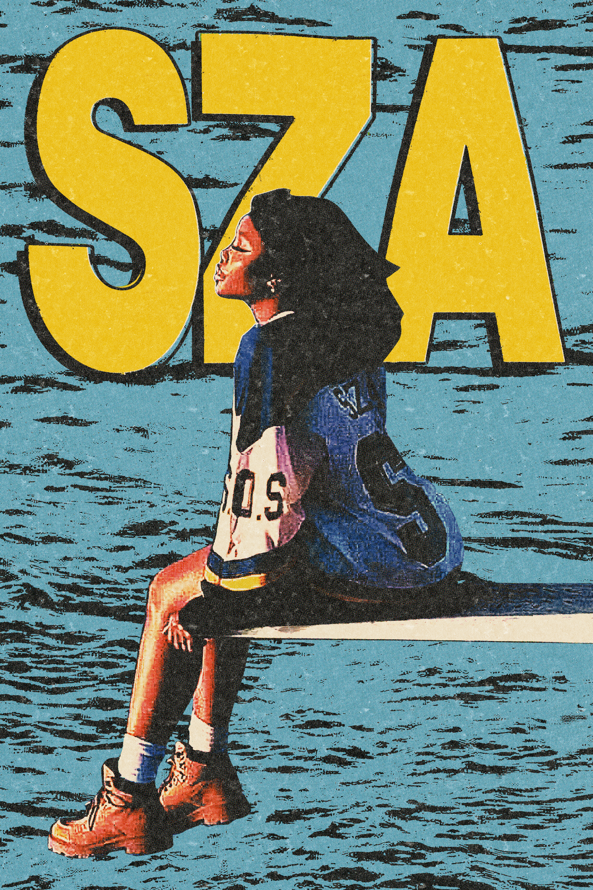 SZA 'Vintage SOS' Poster