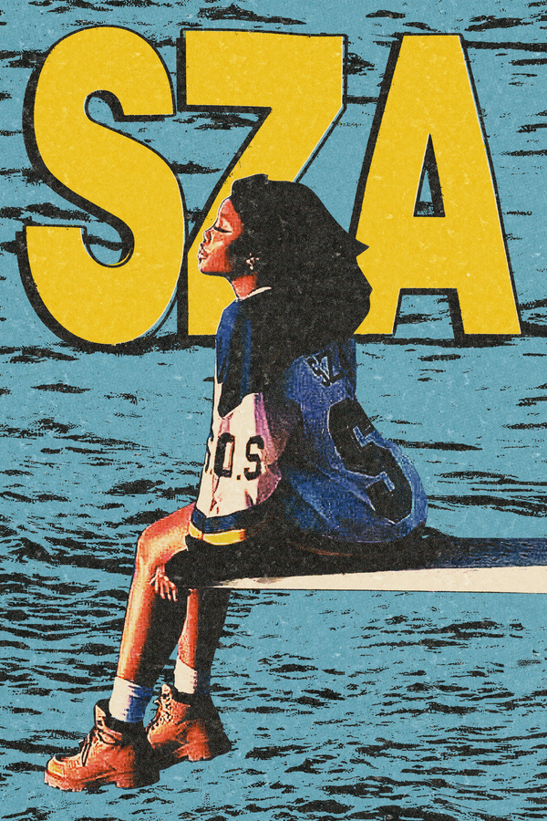 SZA 'Vintage SOS' Poster