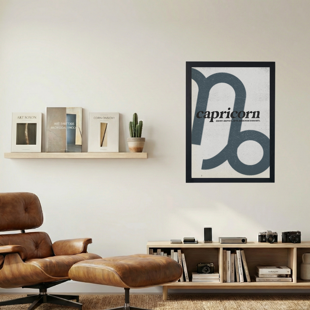Capricorn Poster - Mockup 1