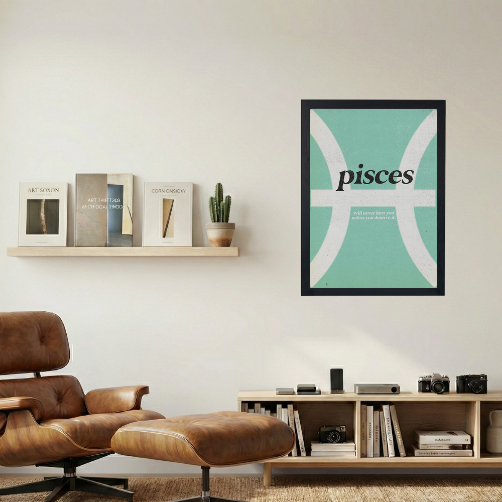 Pisces Poster - Mockup 1