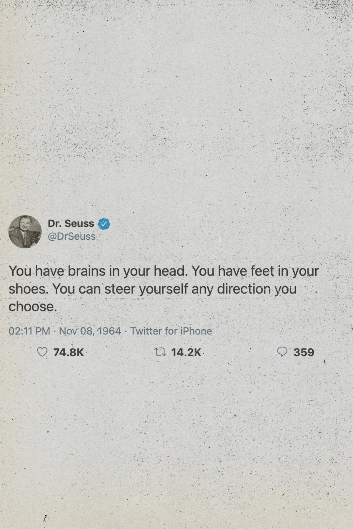Dr. Suess Tweet Poster