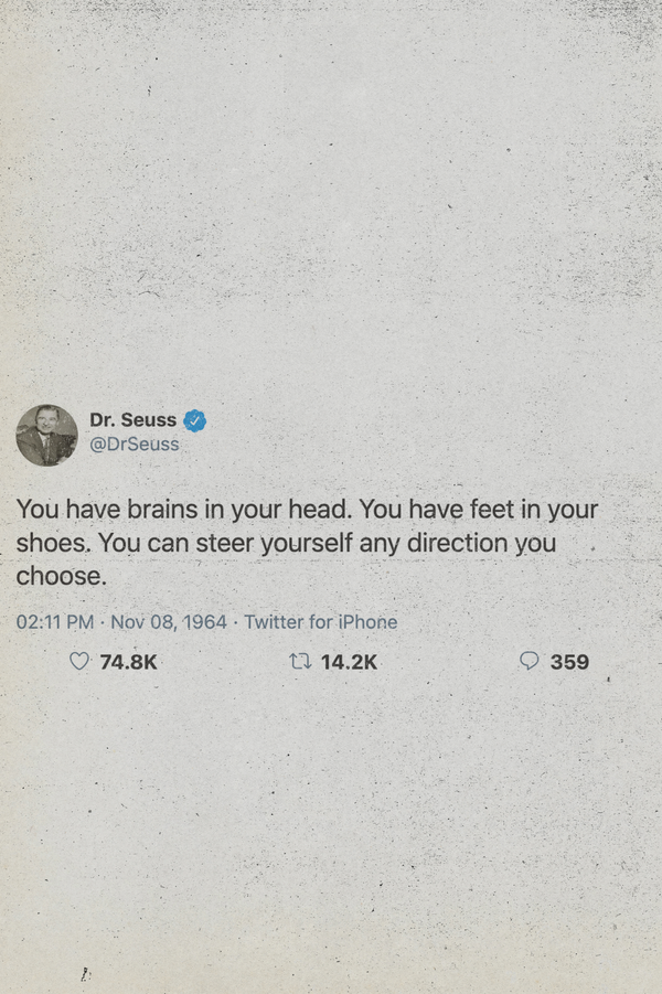 Dr. Suess Tweet Poster