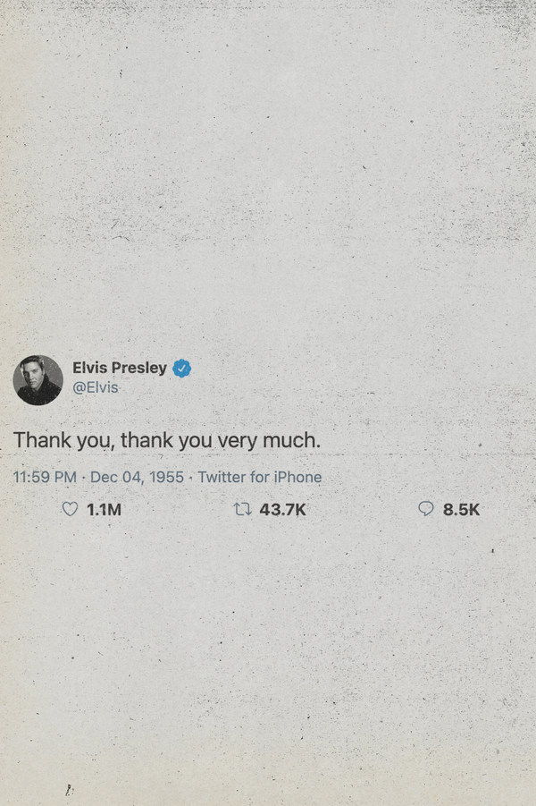Elvis Tweet Poster