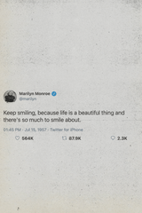 Marilyn Monroe Tweet Poster