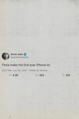 Steve Jobs Tweet Poster