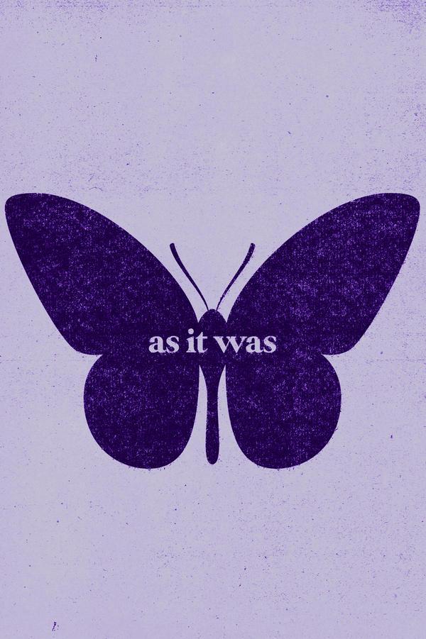 As It Was Poster
