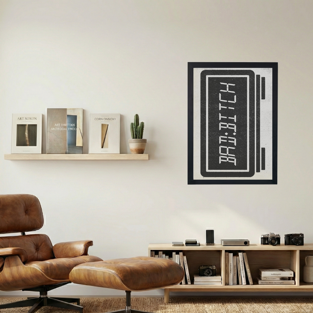 Bad Bitch Poster - Mockup 1