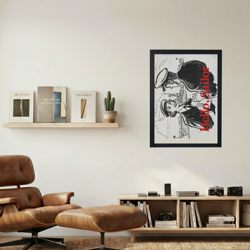 Hello Sailor Poster - Mockup 1