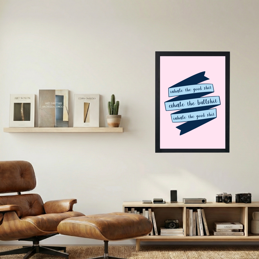 Inhale, Exhale' Poster - Mockup 1