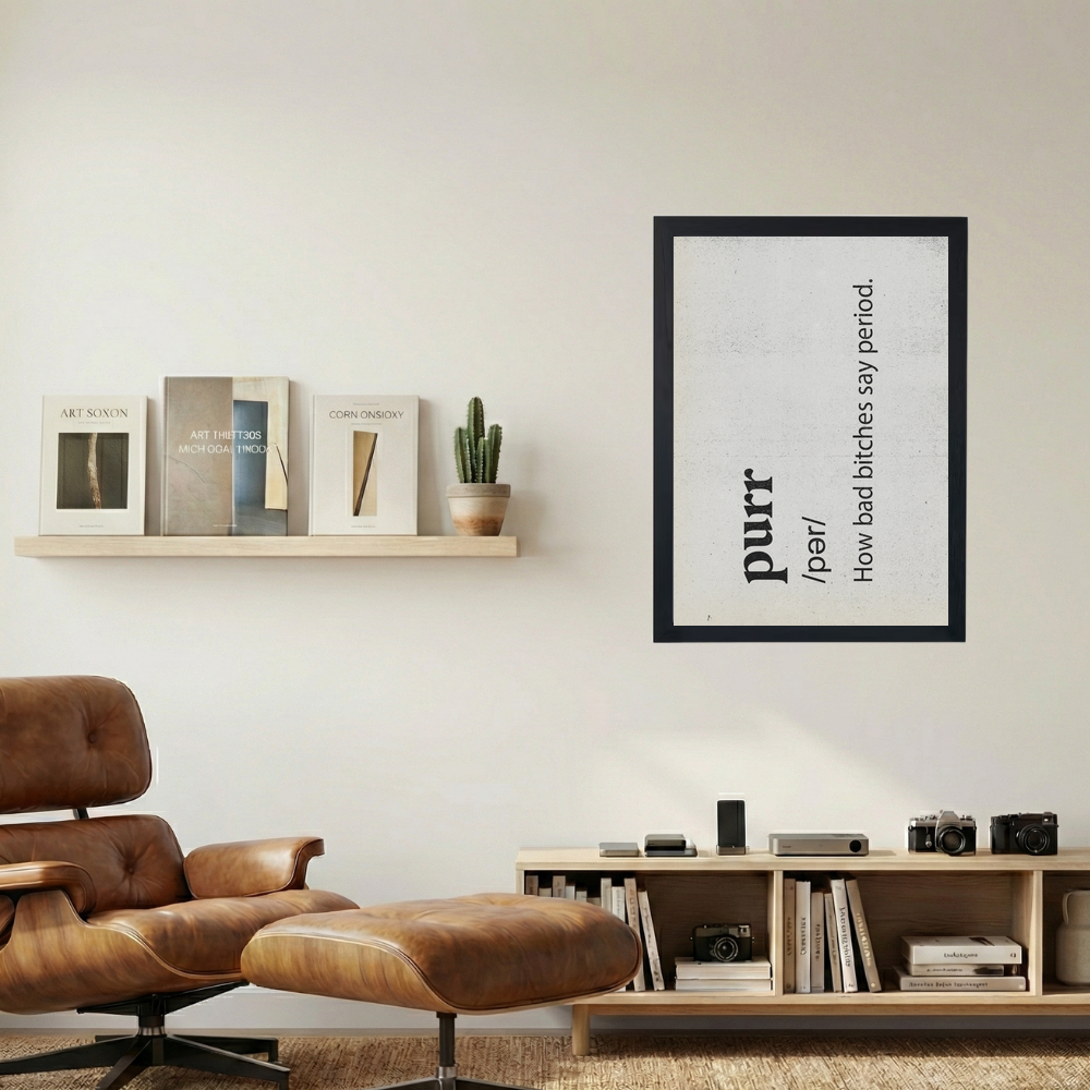 Purr Poster - Mockup 1