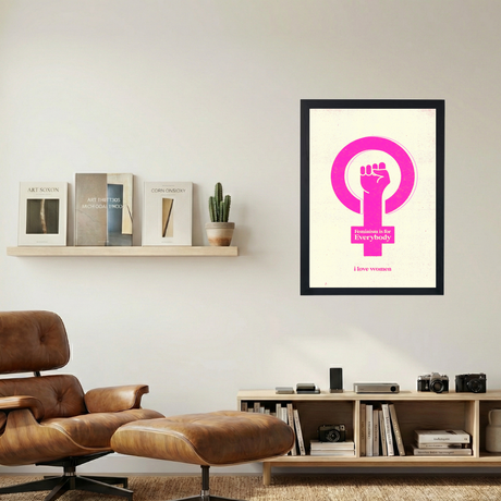 I Love Women Poster - Mockup 1