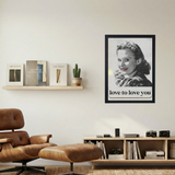 Love To Love You Poster - Mockup 1