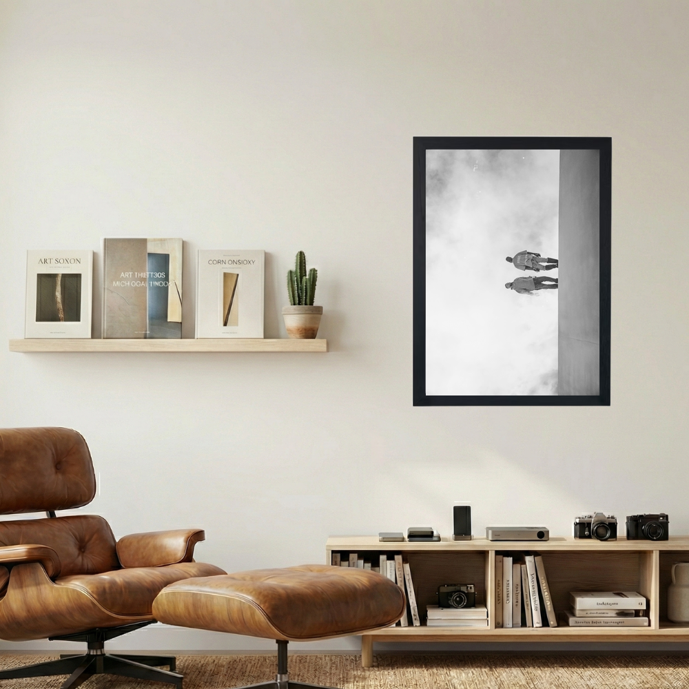 Drake x Kanye West 'Goats' B&W Poster - Mockup 1