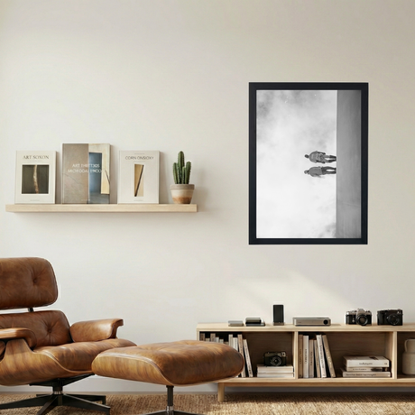 Drake x Kanye West 'Goats' B&W Poster - Mockup 1