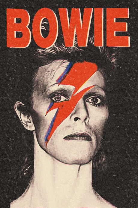 David Bowie 'Lightning' Poster