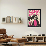 Lana Del Rey 'Hot Pink' Poster - Mockup 1
