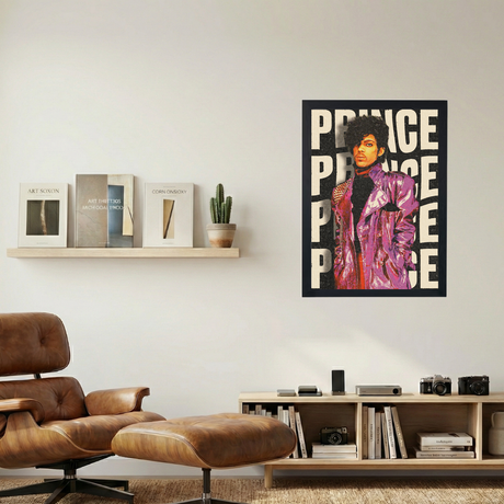 Prince '4x' Poster - Mockup 1