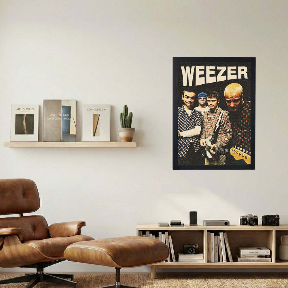Weezer 'The Band' Poster - Mockup 1