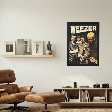 Weezer 'The Band' Poster - Mockup 1