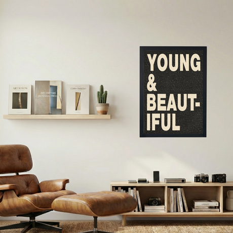 Young & Beautiful Poster - Mockup 1