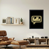 Hello' Poster - Mockup 1
