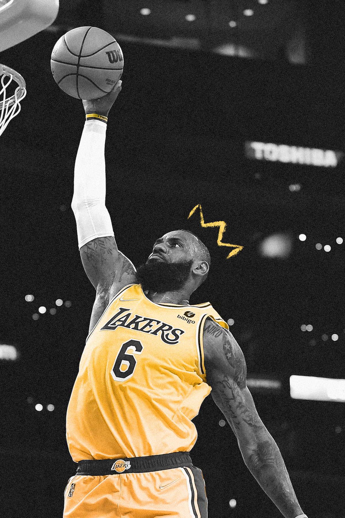Lebron James 'Crowned' Poster