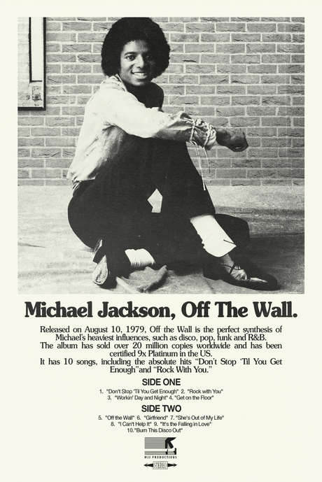 Michael Jackson 'Off The Wall' Poster