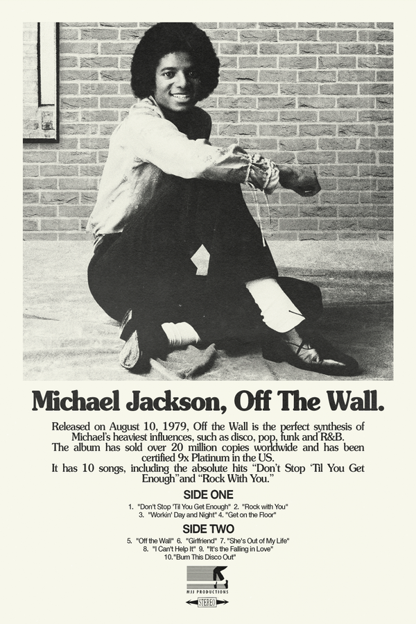 Michael Jackson 'Off The Wall' Poster
