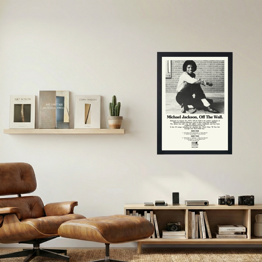 Michael Jackson 'Off The Wall' Poster - Mockup 1