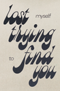 Lost Myself' Poster
