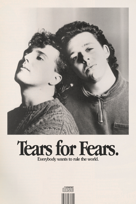 Tears For Fears 'Rule The World' Poster