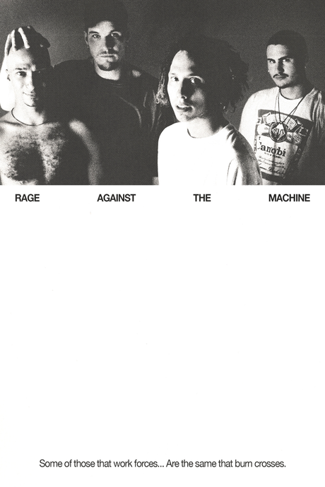 Rage Against The Machine 'Burn Crosses' Poster