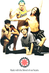 Red Hot Chili Peppers 'Blood Of Our Hearts' Poster