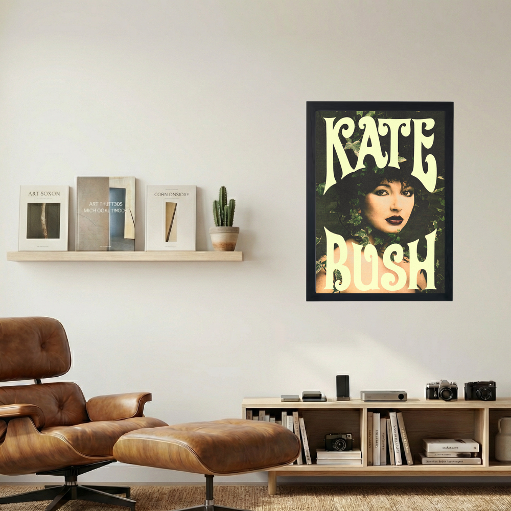 Kate Bush 'Queen' Poster - Mockup 1