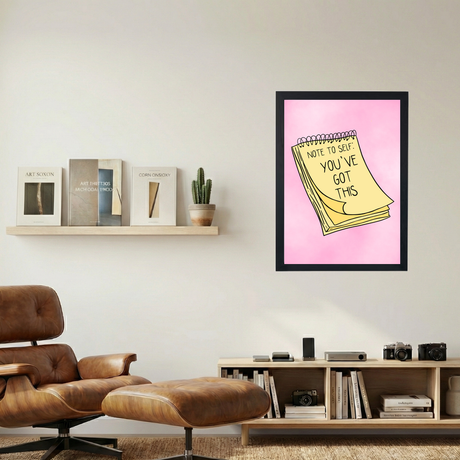 Note To Self' Poster - Mockup 1